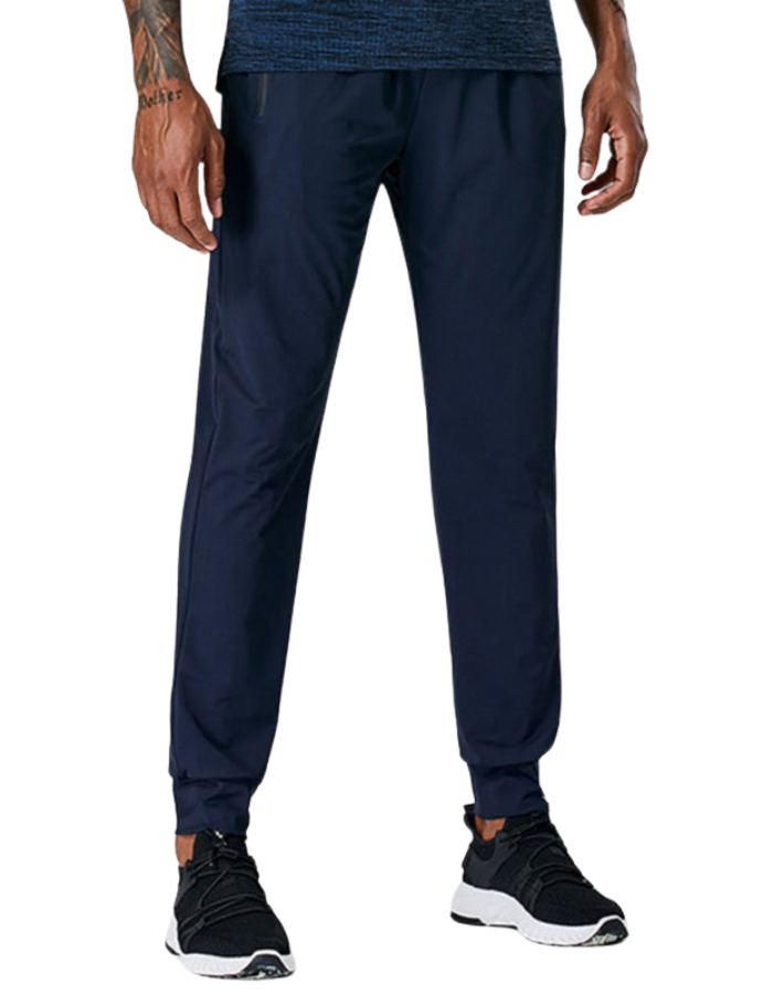 SHOPIQAT Men's Quick-Drying Elastic Casual Fitness Training Zipper Trousers - Premium from shopiqat - Just $8.700! Shop now at shopiqat